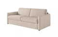 Canapé velours convertible AGATHE système couchage avec matelas épaisseur 13cm