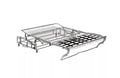 Canapé velours convertible AGATHE système couchage avec matelas épaisseur 13cm
