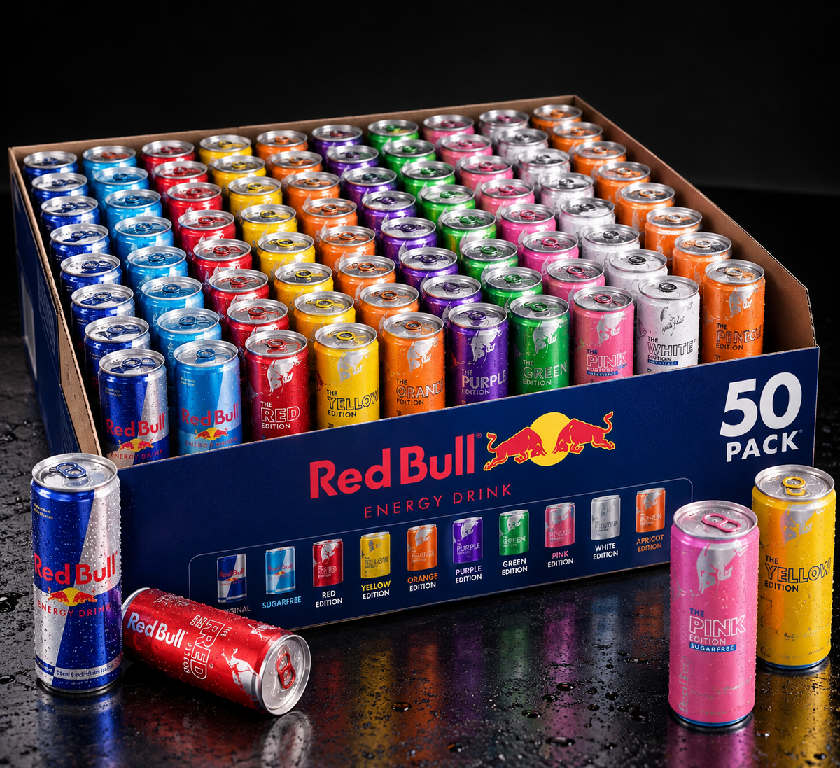Déstockage : pack de 50 Red Bull